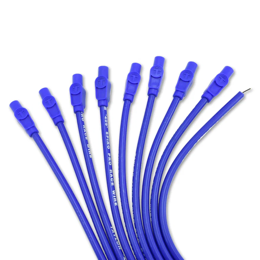 Taylor Cable 79655, 409 Spiro-Pro univ 8 cyl 180 blue