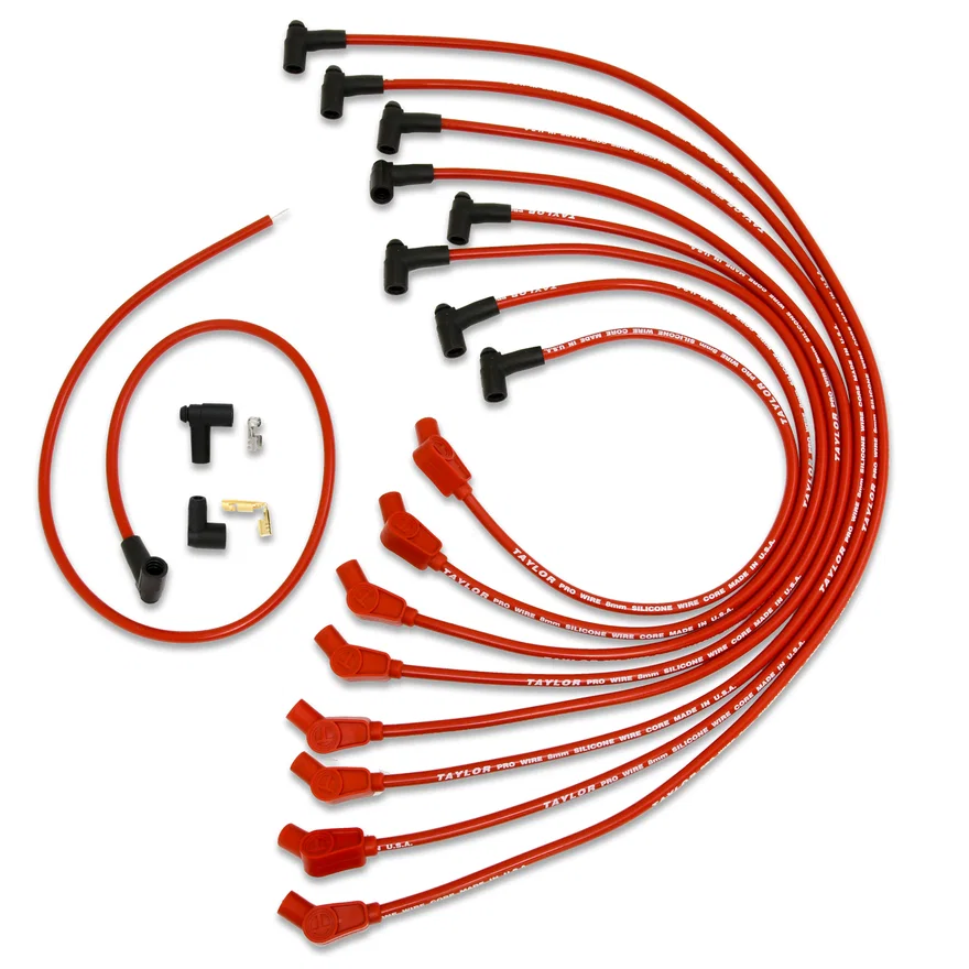 Taylor Cable 76242, 8mm race fit Pro TCW red