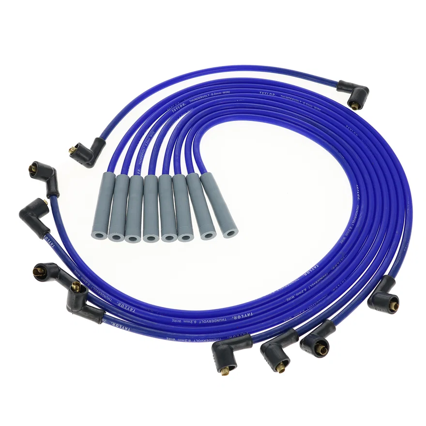 Taylor Cable 84661, Thundervolt 8.2 custom 8 cyl blue