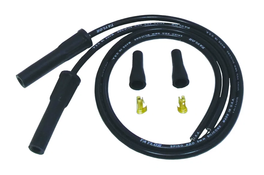 Taylor Cable 10085, 8mm Spiro-Pro black 36in univ Motorcycle 180 Pro Comp