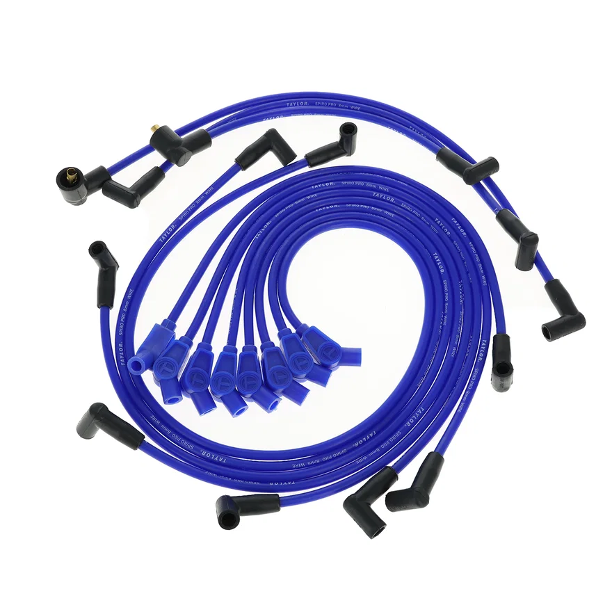 Taylor Cable 74655, 8mm Spiro-Pro custom 8 cyl blue