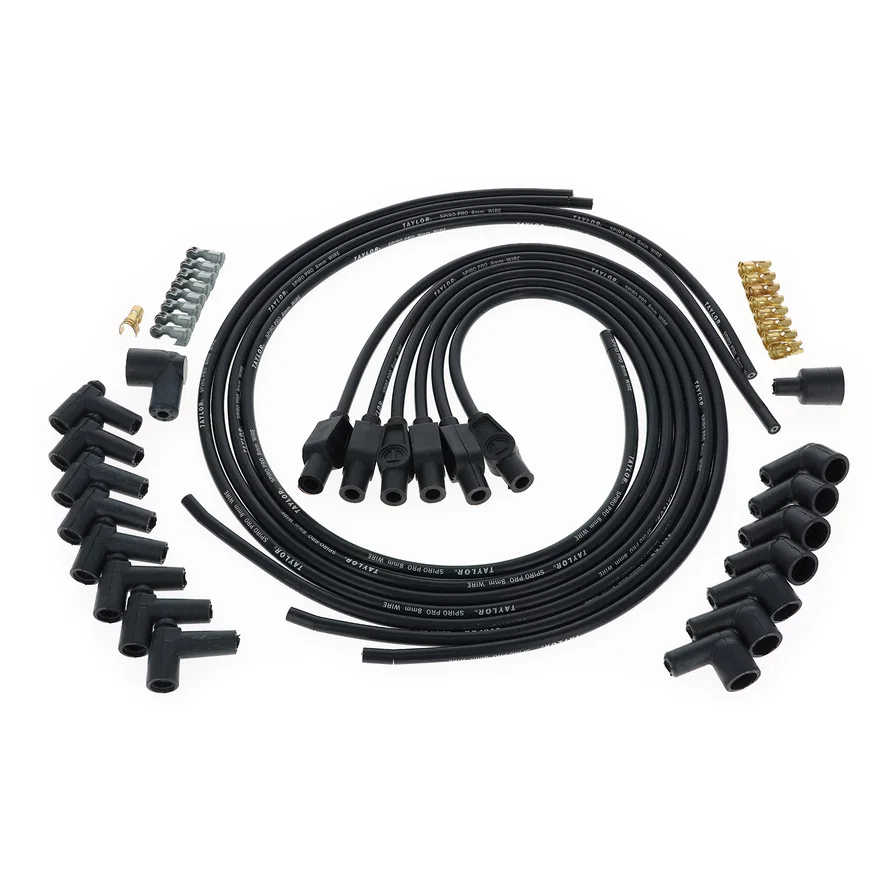 Taylor Cable 73045, 8mm Spiro-Pro univ 6cyl 180 black