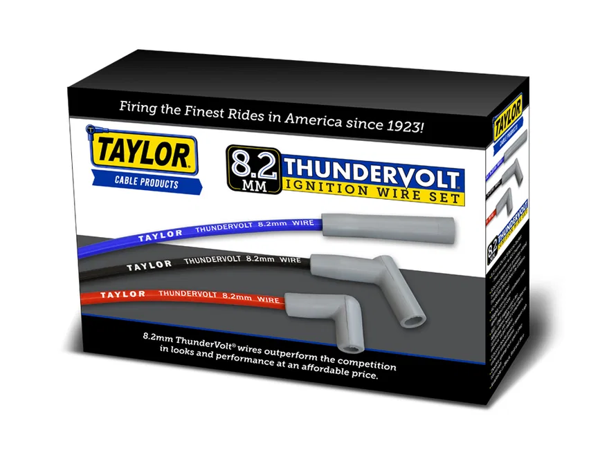 Taylor Cable 84602, Thundervolt 8.2 custom 8 cyl blue