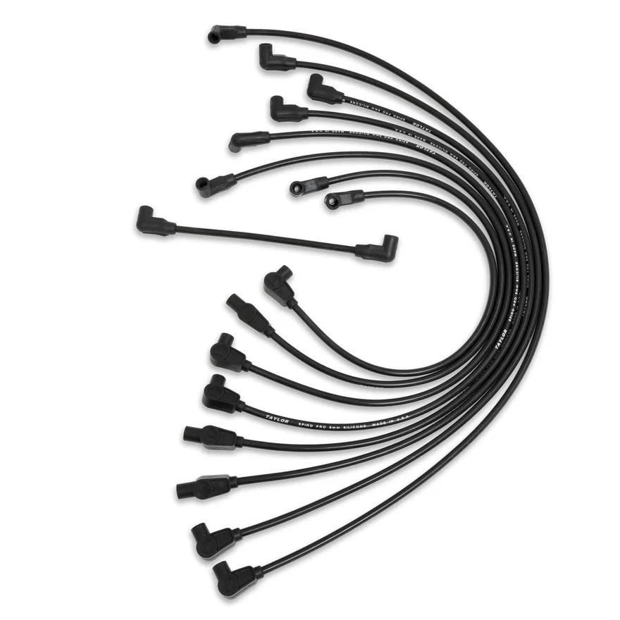 Taylor Cable 74011, 8mm Spiro-Pro custom 8 cyl black