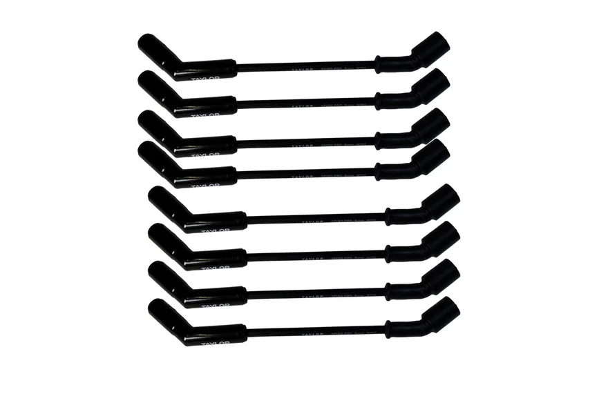 Taylor Cable 75045-B, 8mm race fit Spiro-Pro 8in 135 black