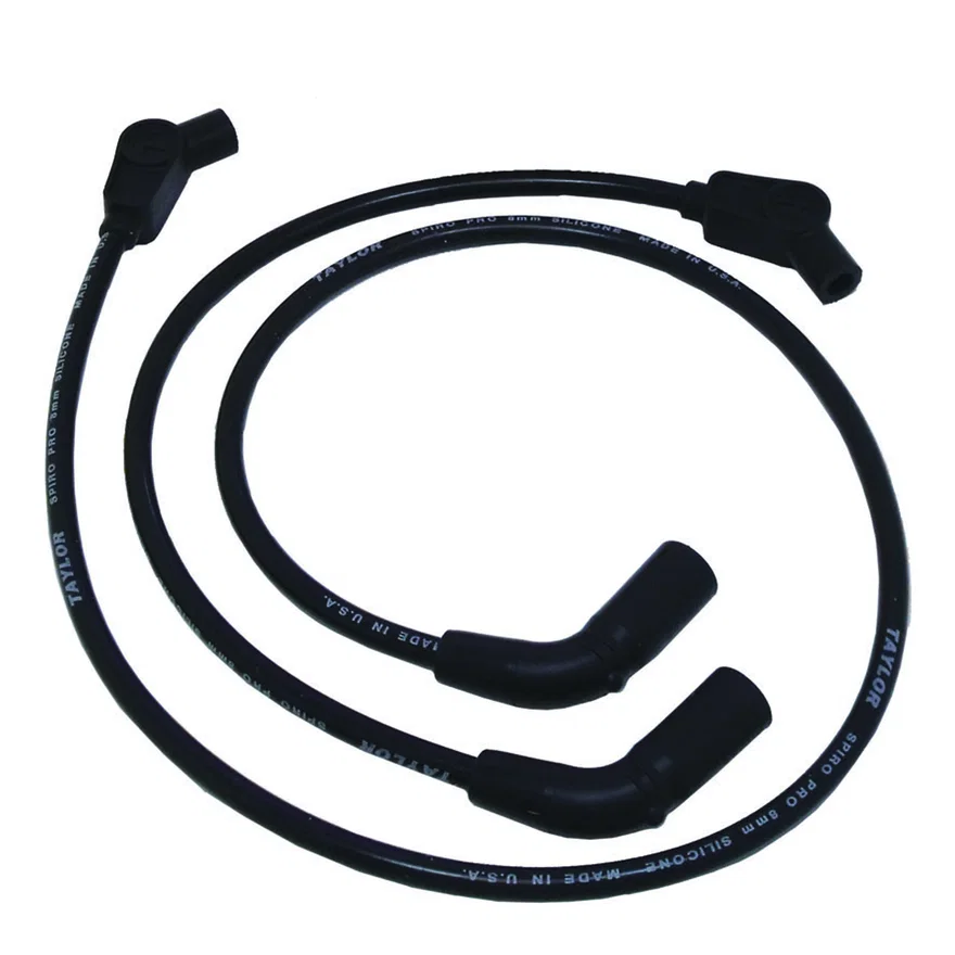 Taylor Cable 11056, 8mm Pro TCW black Motorcycle 9in 21.5in 90 for Harley-Davidson FX Super Glide