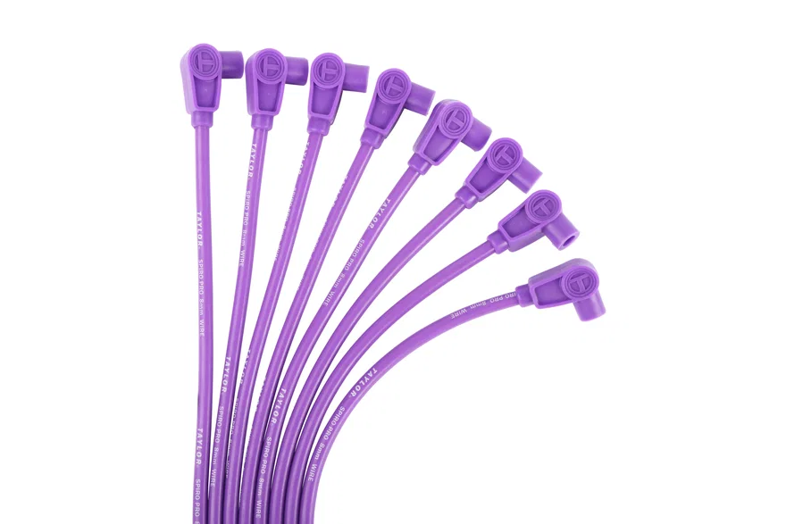 Taylor Cable 73151, 8mm Spiro-Pro univ 8 cyl 90 purple