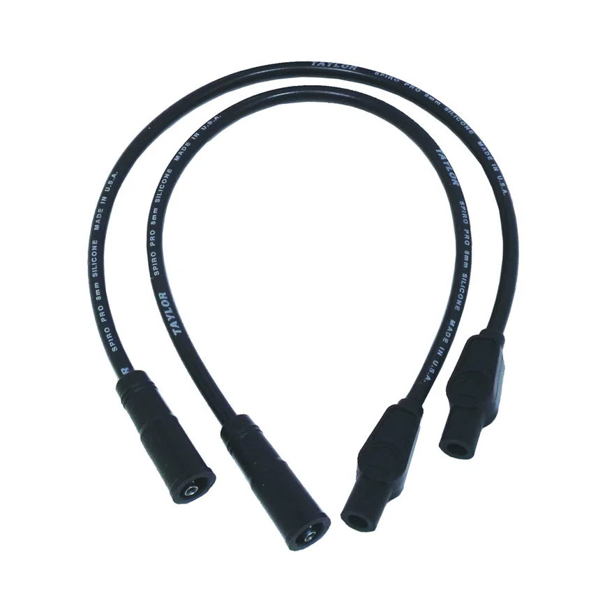 Taylor Cable 10034, 8mm Spiro-Pro black 21in custom Motorcycle 180 for Harley-Davidson