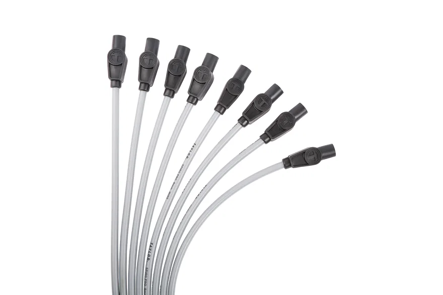 Taylor Cable 53855, 8mm Spiro-Pro univ 8 cyl 180 gray