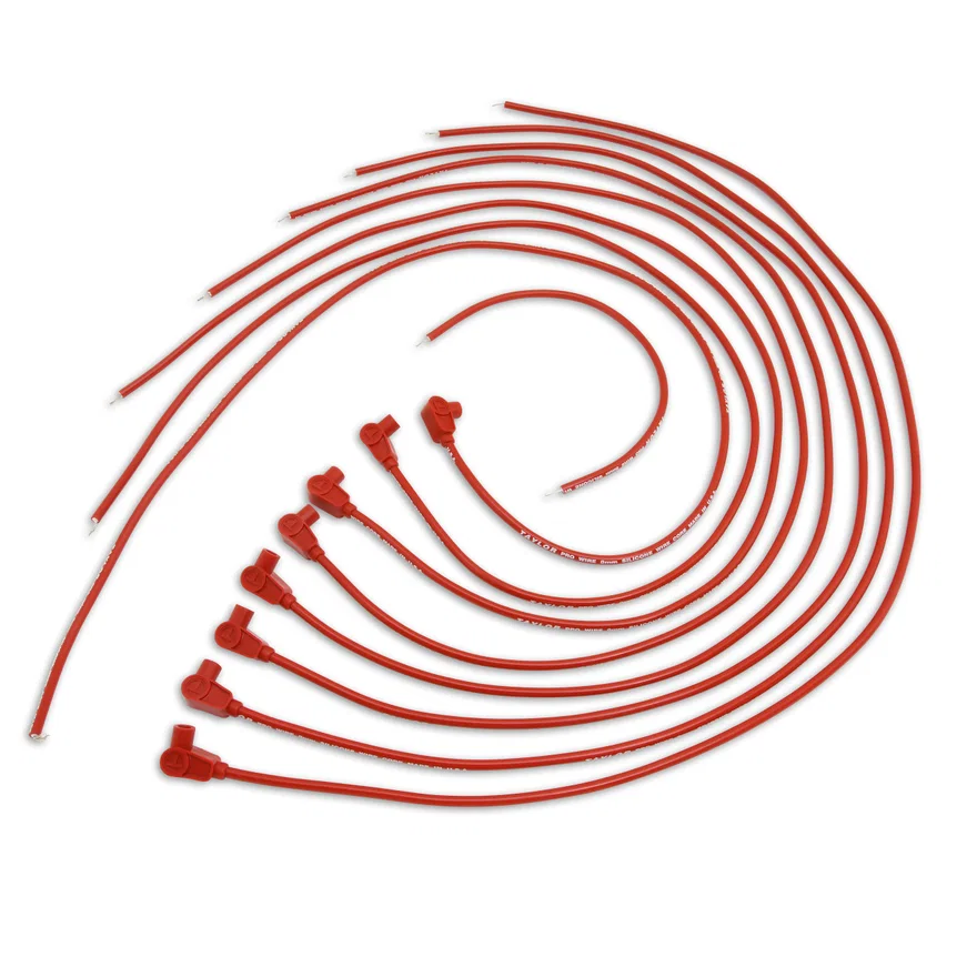 Taylor Cable 70260, Pro/Vertex TCW univ 8cyl 90 red