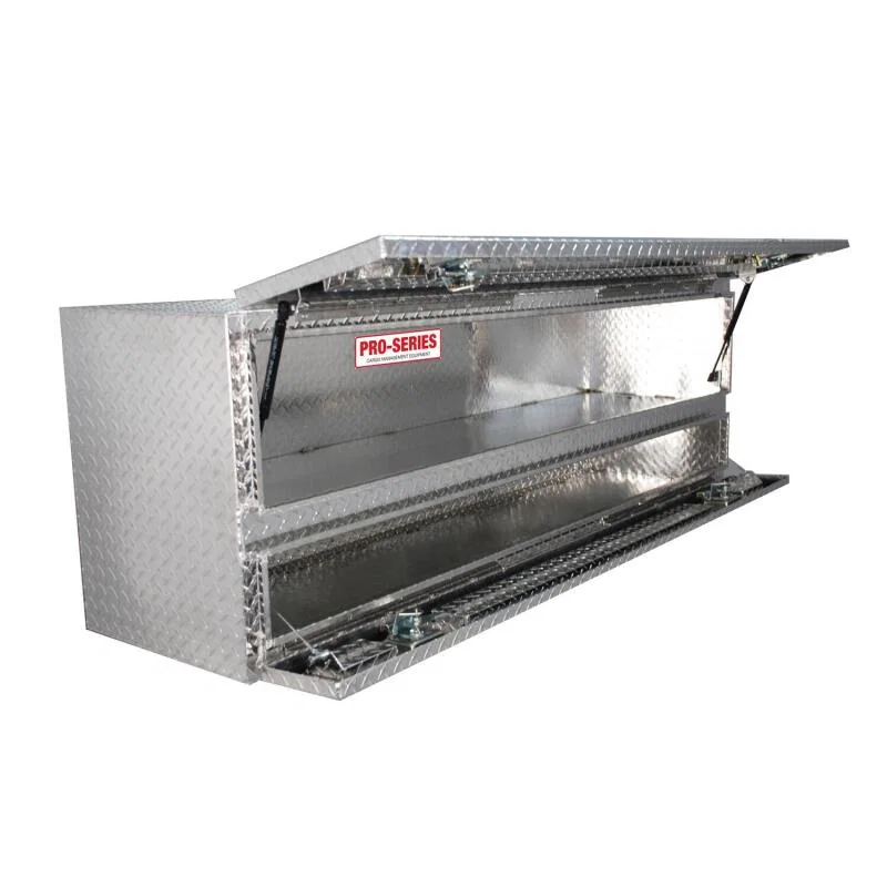 Westin 80-TB400-72, Brute High Cap 72in Stake Bed Contractor TopSider w/ Doors - Aluminum