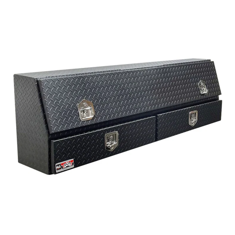 Westin 80-TBS200-60-BD-BT, Brute Contractor TopSider Tool Box 60in w/Drawers & Doors 60 x 13.5 x 21 - Tex. Blk
