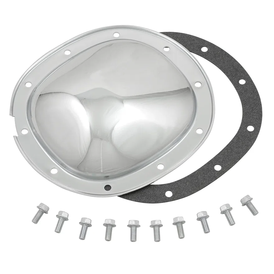 Mr Gasket 9896, Chrome Differential Cover - GM 10 Bolt - 7.5 Inch