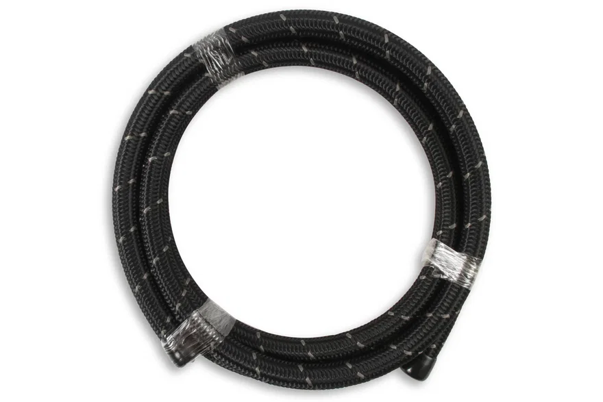 Mr Gasket 842010, Black Nylon Braided Hose 10 AN - 20 Feet
