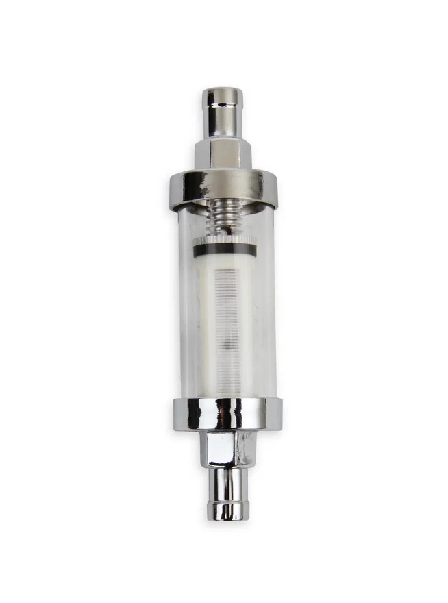 Mr Gasket 9748, Clearview Inline Fuel Filter - 3/8 Inch