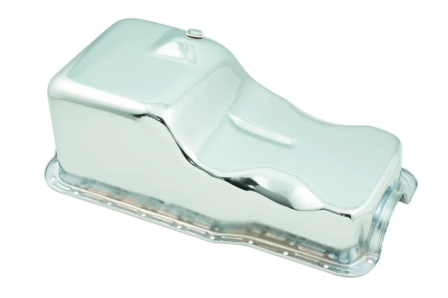 Mr Gasket 9780, Oil Pan - Chrome for Ford