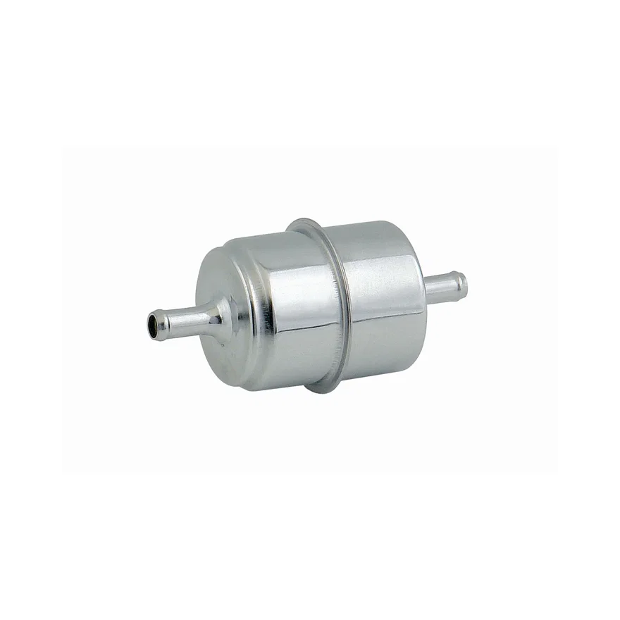 Mr Gasket 9745, Chrome Fuel Filter - Fits 5/16 Inch Hose