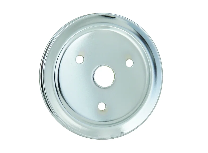 Mr Gasket 4972, Crankshaft Pulley - Chrome - Single Groove