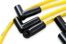 Spark Plug Wire Set - 8mm - Yellow with HEI Stock Style Boots for 78 vehicles image 5