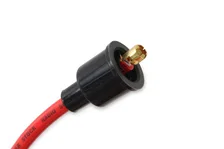 Spark Plug Wire Set- 8mm -  Red Wire with Red Straight Boots for 331 vehicles image 5
