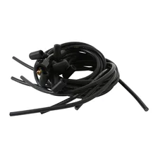 Spark Plug Wire Set- 8mm - Black Wire with Black 90 Deg Boots for 130 vehicles image 3