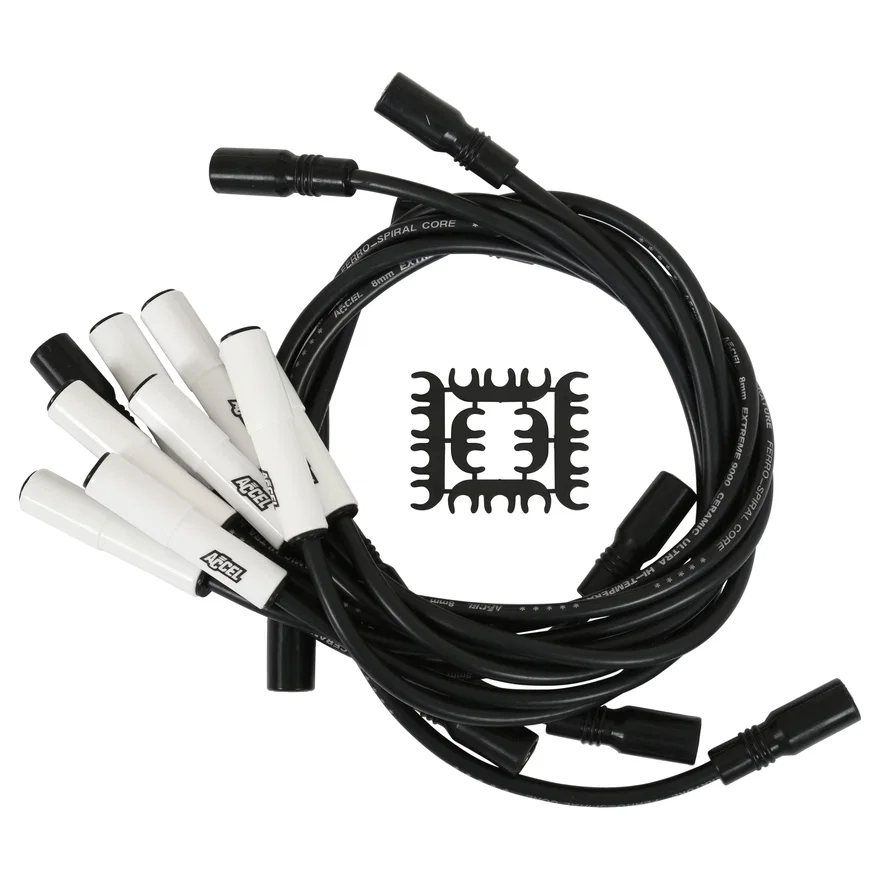 Spark Plug Wire Set Extreme 9000 Ceramic Truck 96-2000 7.4L Vortec for Chevrolet and GMC