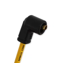 Spark Plug Wire Set- 8.8mm-Spiral Suppression- Universal Vari-Angle Boots-Yellow for 154 vehicles image 3