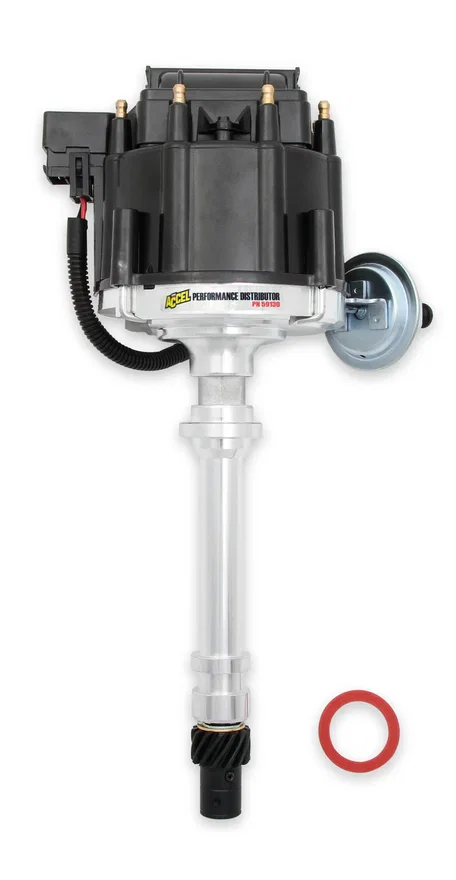 HEI GM Distributor Ready-to-Run w/Coil SBC/BBC Black Cap for 123 vehicles