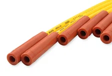 Spark Plug Wire Set - 8mm - Yellow with Orange Straight Boots for 331 vehicles image 4
