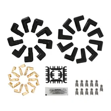 Spark Plug Wire Set- 8mm - Black Wire with Black Straight Boots for 331 vehicles image 8