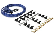 Spark Plug Wire Set- 8mm - Blue Wire with Blue Straight Boots for 331 vehicles image 3