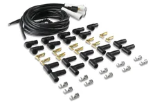 Spark Plug Wire Set - Universal - 180 Deg White Ceramic Boots for 23 vehicles image 3