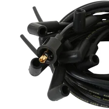 Spark Plug Wire Set- 8mm - Black Wire with Black 90 Deg Boots for 130 vehicles image 7