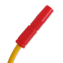 Spark Plug Wire Set- 8.8mm-Spiral Suppression- Universal Vari-Angle Boots-Yellow for 154 vehicles image 2