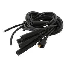 Spark Plug Wire Set- 8mm - Black Wire with Black Straight Boots for 331 vehicles image 3