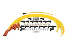 Spark Plug Wire Set - 8mm - Yellow with Orange Straight Boots for 331 vehicles image 2