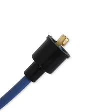 SuperStock 4000 Series V8 Wires, Copper Core, 8mm Blue w/Blue Straight Boots for Chevrolet and American Motors image 2