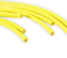 SuperStock 4000 Series V8 Wires, Copper Core, 8mm Yellow w/Orange Straight Boots for Chevrolet and American Motors image 4