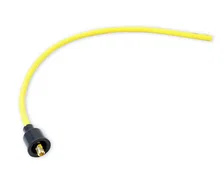 SuperStock 4000 Series V8 Wires, Copper Core, 8mm Yellow w/Orange Straight Boots for Chevrolet and American Motors image 5