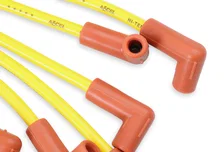 Spark Plug Wire Set - 8mm - Yellow with HEI Stock Style Boots for 78 vehicles image 6