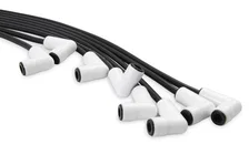 Spark Plug Wire Set - Universal - 90 Deg White Ceramic Boots for Mercedes-Benz and Chrysler image 5