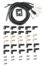 Spark Plug Wire Set - Universal - 180 Deg White Ceramic Boots for 23 vehicles image 2