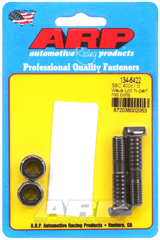 ARP 134-6422, SB Chevy 400c.i.d. wave-loc hi-perf rod bolts
