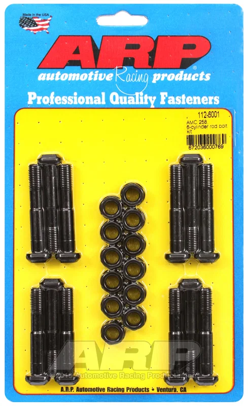 ARP 112-6001, AMC 258 6-cylinder Rod Bolt Kit