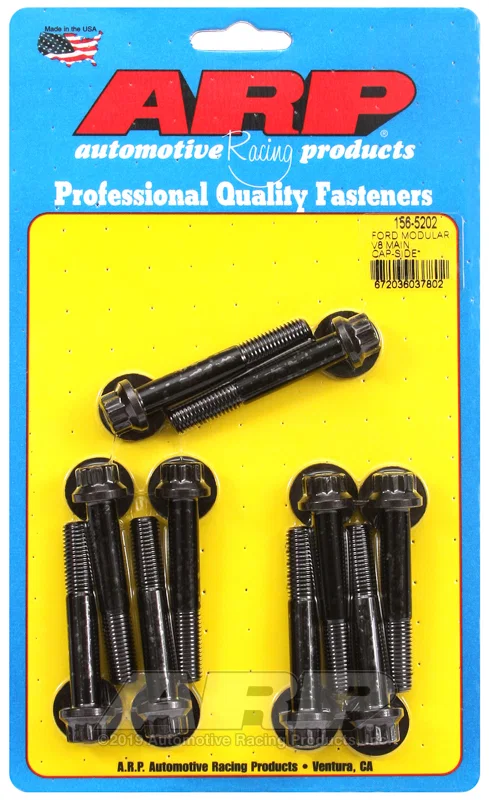 ARP 156-5202, Ford Modular V8 Main Cap-Side Bolt (Late Cast Iron Block) M9 Main Bolt Kit