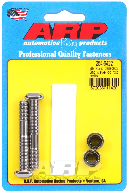 ARP 254-6422, SB Ford 289-302 standard wave-loc rod bolts