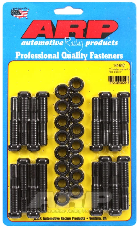 ARP 144-6401, SB Chrysler 318/340/360 V8 Wave-loc Rod Bolt Kit