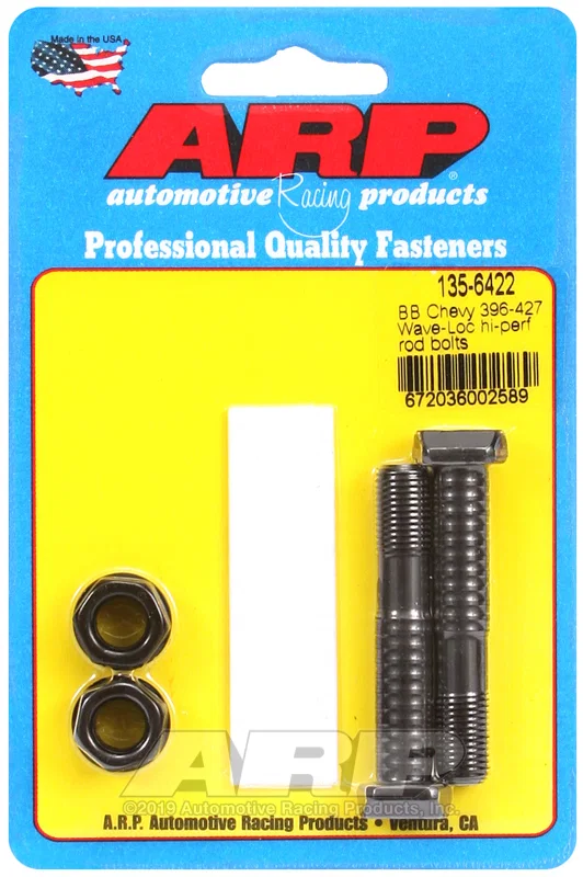 ARP 135-6422, BB Chevy 396-427 wave-loc hi-perf rod bolts