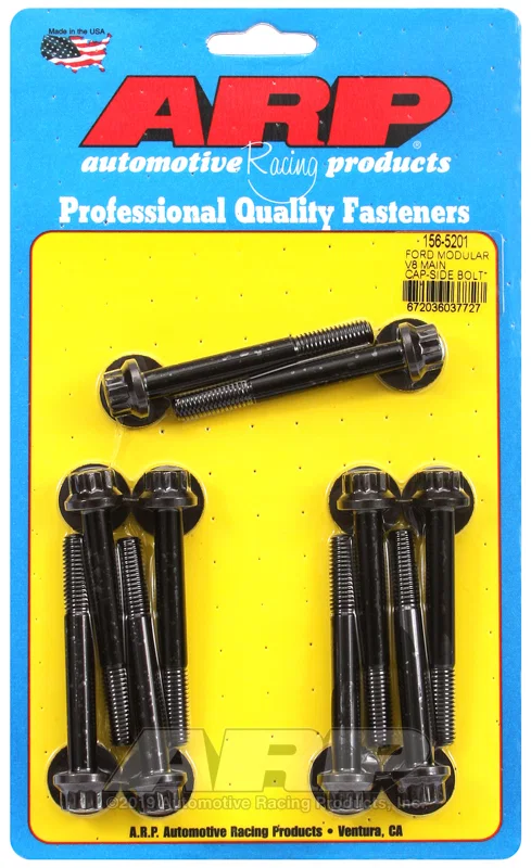 ARP 156-5201, Ford Modular V8 Main Cap-Side Bolt (Early Cast Iron Block) M8 Main Bolt Kit