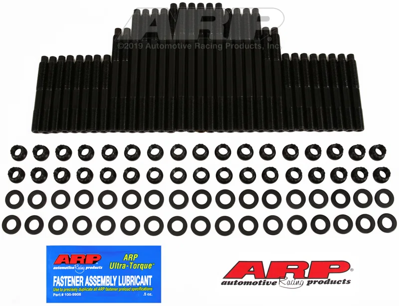 ARP 134-4308, SBC w/Brodix,Rodeck alum block, 12/18A Brodix head 7/16 studs Head Stud Kit